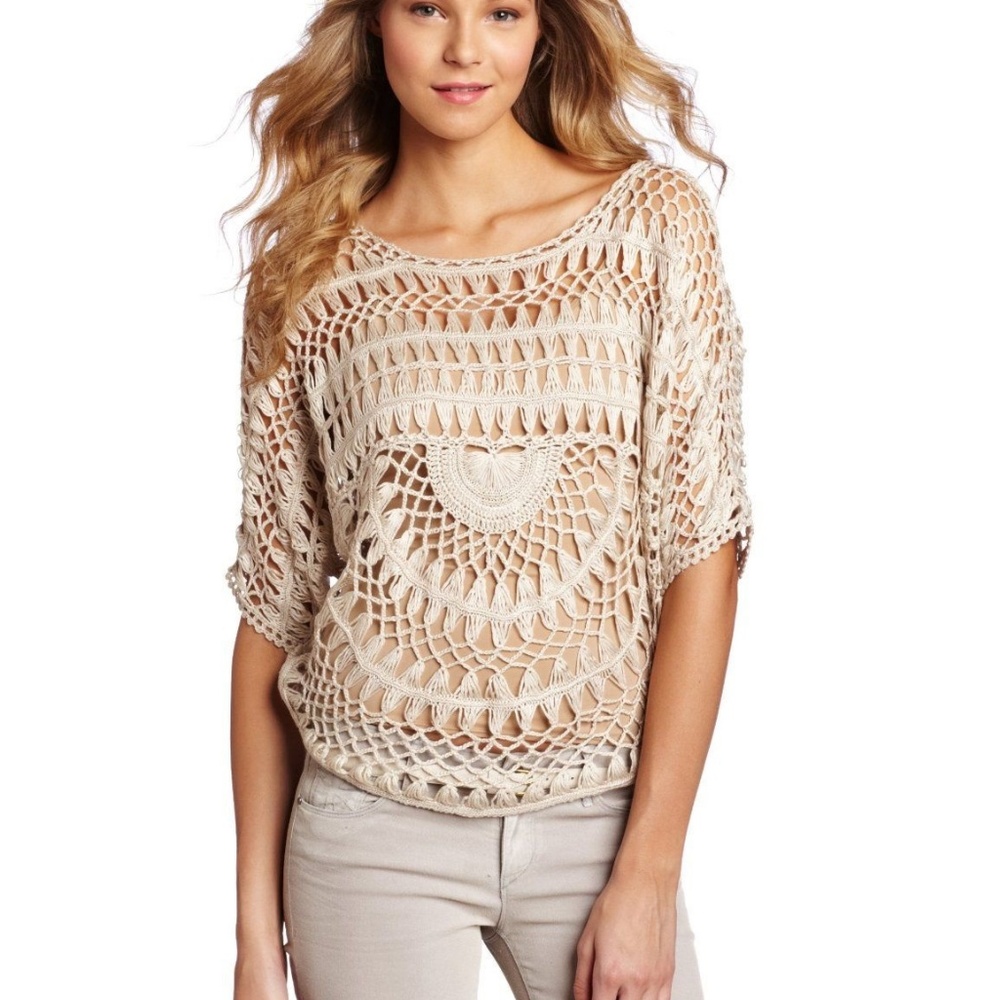 Willow & Clay Crochet Dolman Sweater